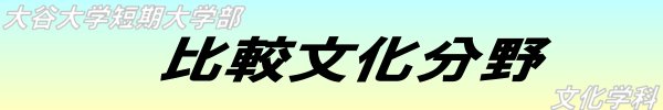 比較文化分野